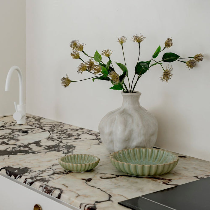 Mathilde Vase White 26cm x 24cm Pack of 2