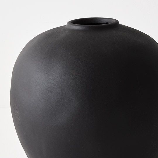 Alecta Pot Black 28cm Pack of 2