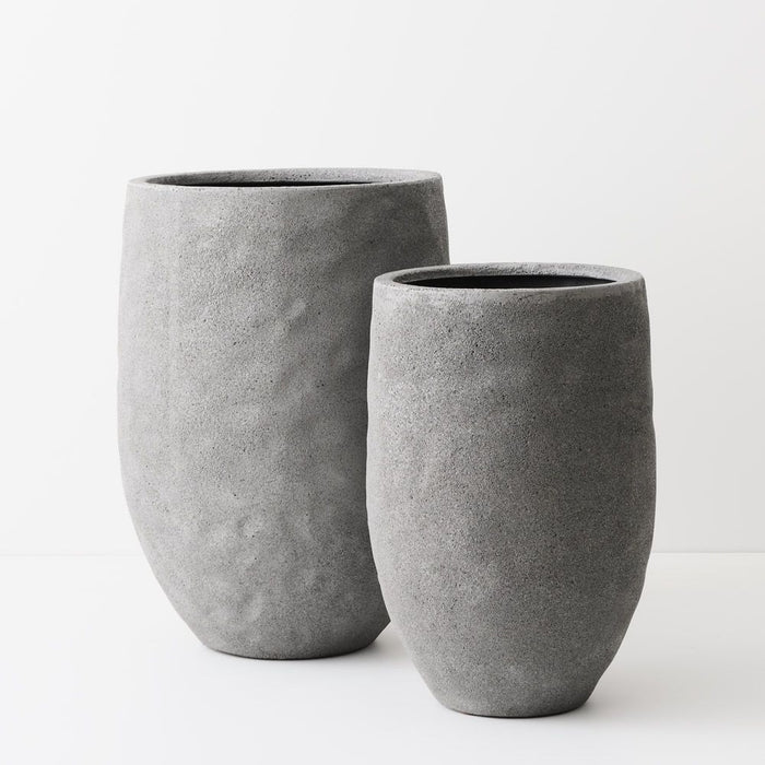 Pot Buta Grey Sand Set of Two 70cm