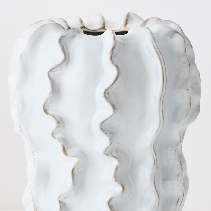 Zasha Vase Winter White 31cm x 21cm Pack of 2