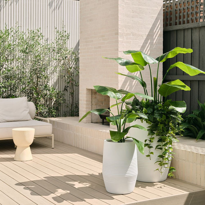 Pot Mula (set/2) White 52/70cm x 37/50cm
