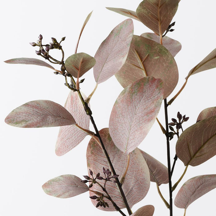 Eucalyptus Seed Spray Burgundy Green 83cm Pack of 12