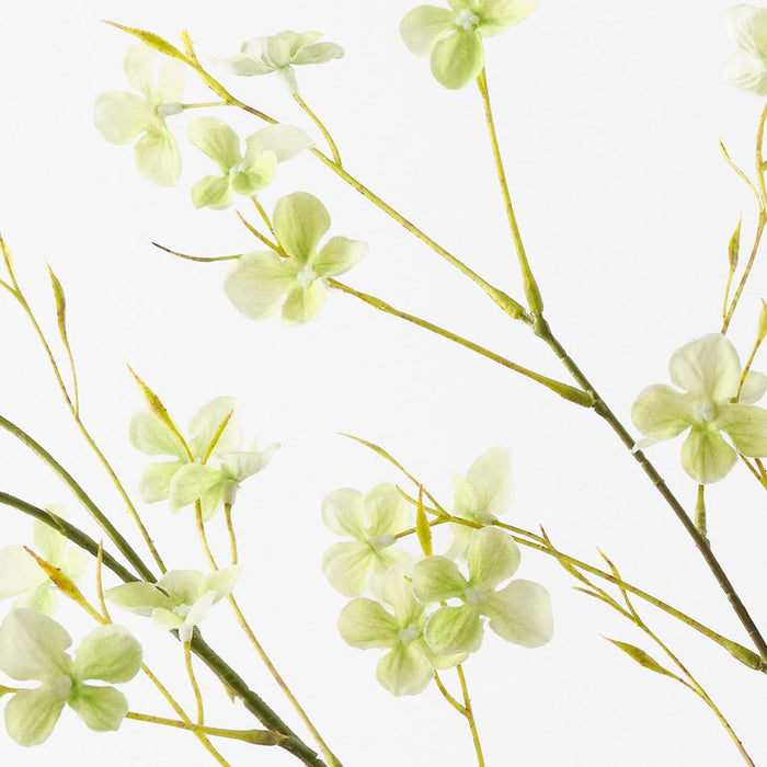 Mini Wild Flower Spray Light Green 130cm Pack of 12