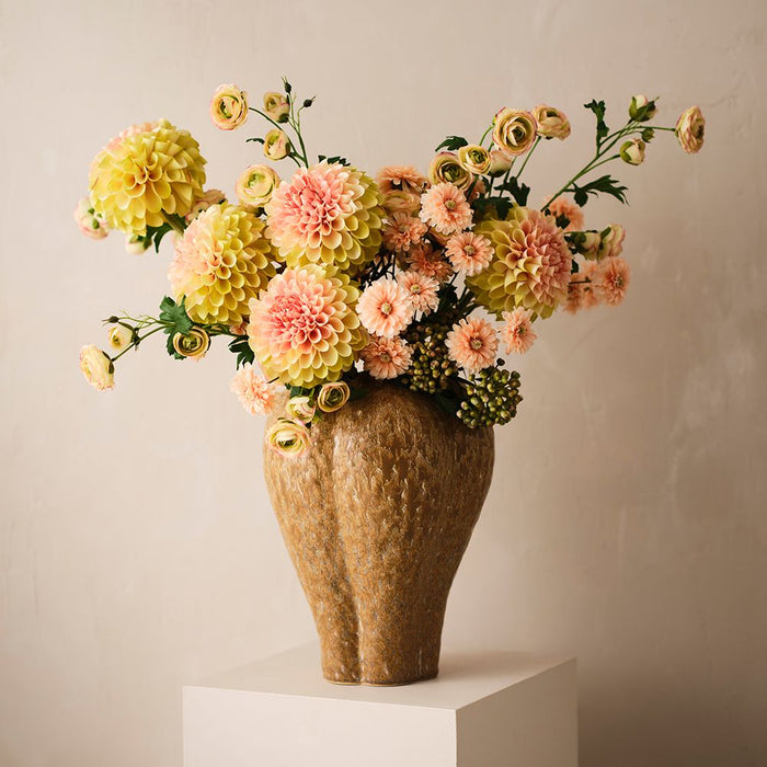 Ranunculus Spray Light Green Mauve 77cm Pack of 12