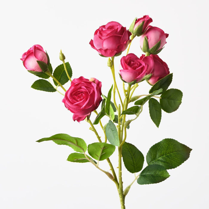 Rose Bud Spray Fuschia 46cm Pack of 12
