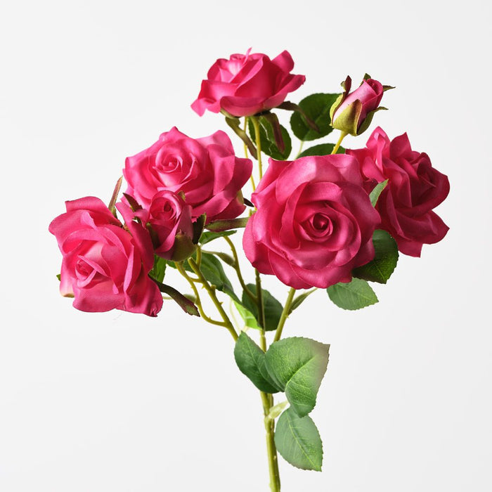 Rose Spray Fuschia 47cm Pack of 12