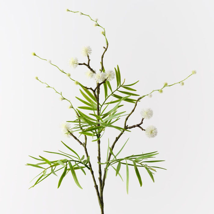 Globe Thistle Spray White 81cm Pack of 12