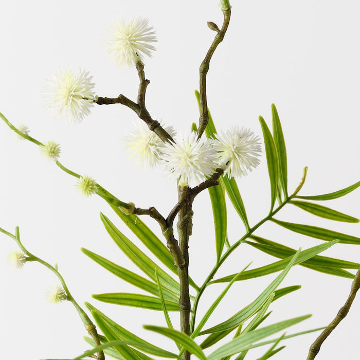 Globe Thistle Spray White 81cm Pack of 12