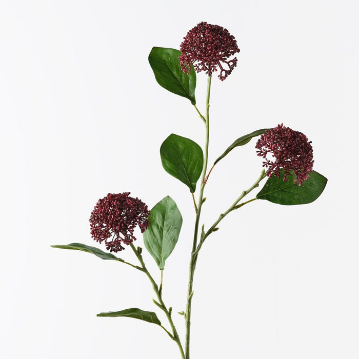 Allium Spray Burgundy 76cm Pack of 12