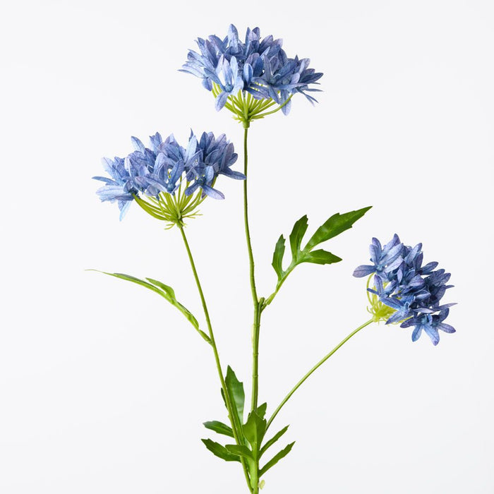 Agapanthus Spray Royal Blue 71cm Pack of 12