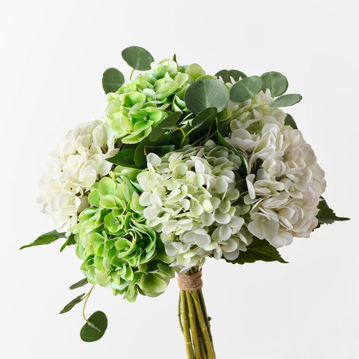 Hydrangea Bundle Cream Green Mix 51cm Pack of 2