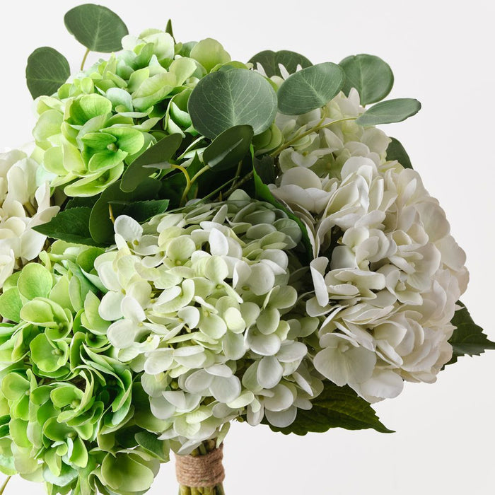 Hydrangea Bundle Cream Green Mix 51cm Pack of 2