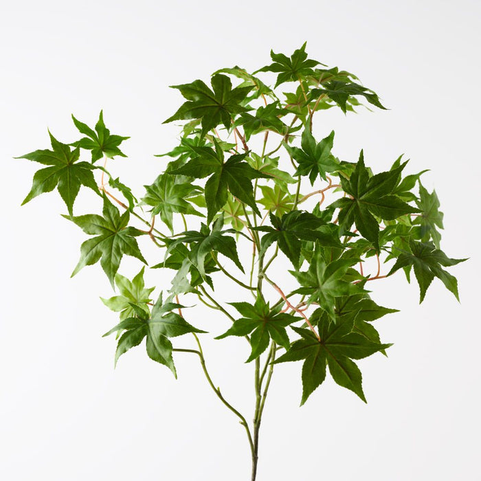 Japanese Maple Leaf Spray Green 98cm Pack of 12