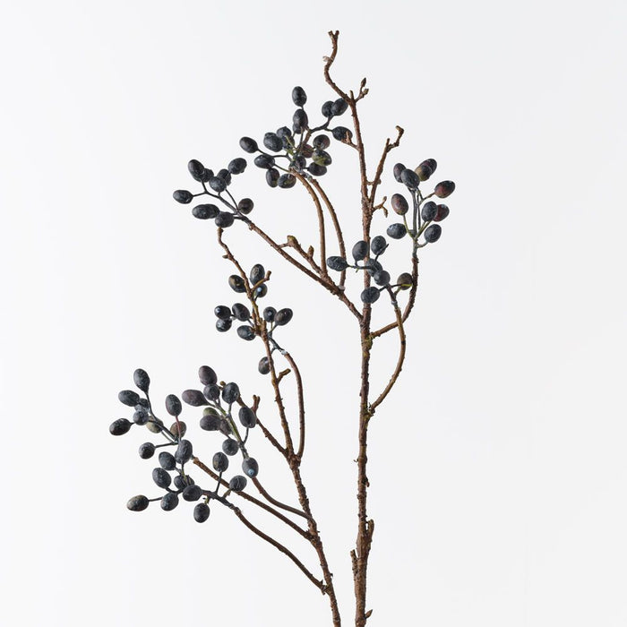 Barberry Spray Eggplant Green 90cm Pack of 12