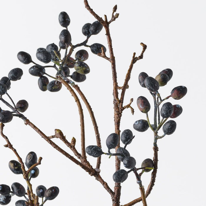 Barberry Spray Eggplant Green 90cm Pack of 12