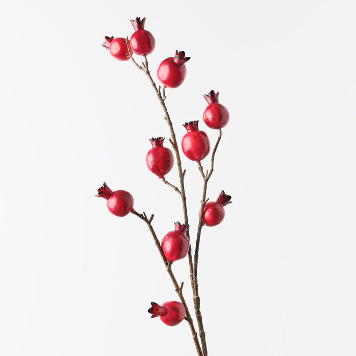 Pomegranate Spray Red 87cm Pack of 12