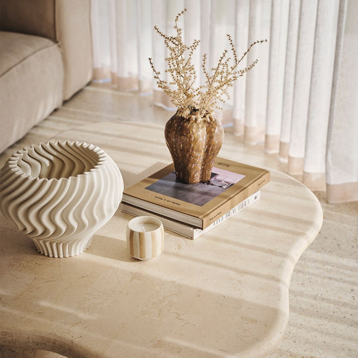 Wild Asparagus Fern Bush Ivory 40cm Pack of 12