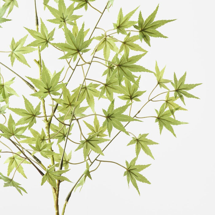 Japanese Maple Leaf Spray Light Green 110cm Pack of 12