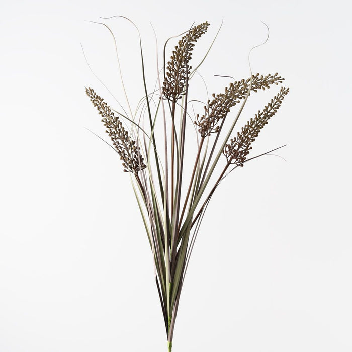 Grass Reed Spray Burgundy Green 102cm Pack of 12