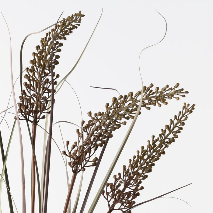 Grass Reed Spray Burgundy Green 102cm Pack of 12