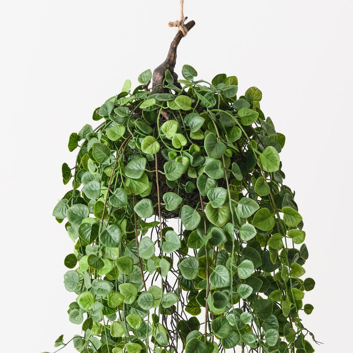 String of Hearts Hanging Ball Green 105cm Pack of 2