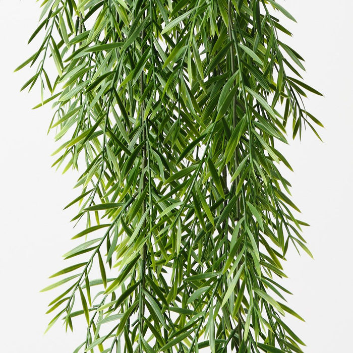Acacia Leaf Hanging Bush Light Green 105cm Pack of 6