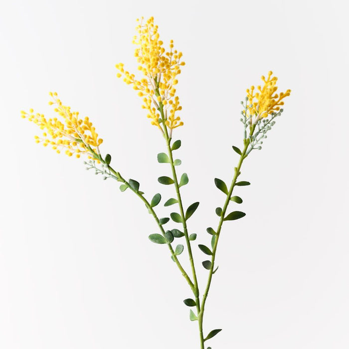 Wattle Spray Yellow 79cm Pack of 12