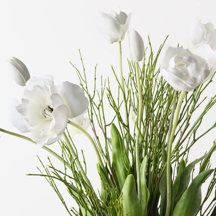 Tulip Hybrid Mix Bundle White 81cm Pack of 2