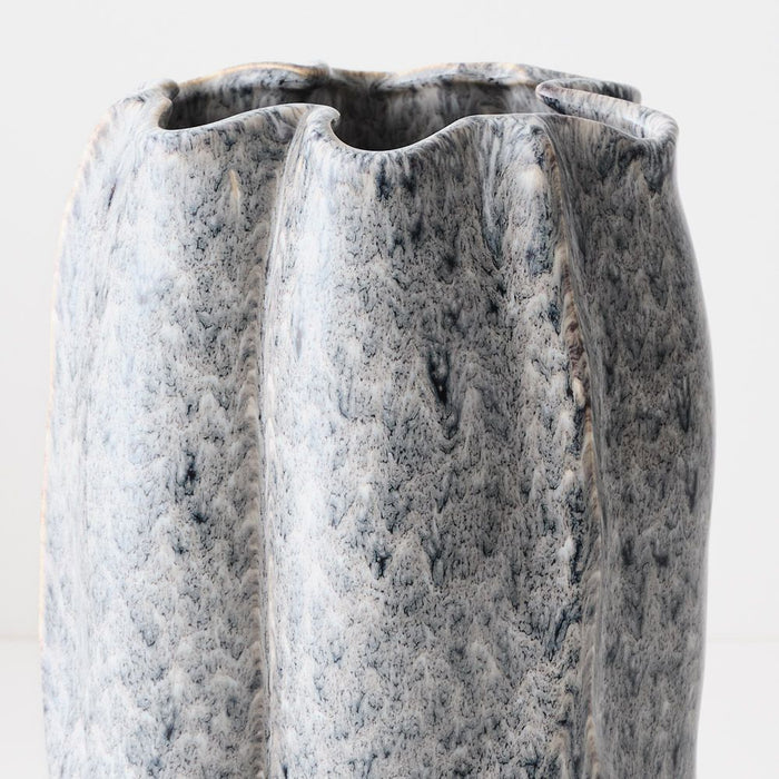 Vase Olbia Grey Wash 28cm x 18cm Pack of 2