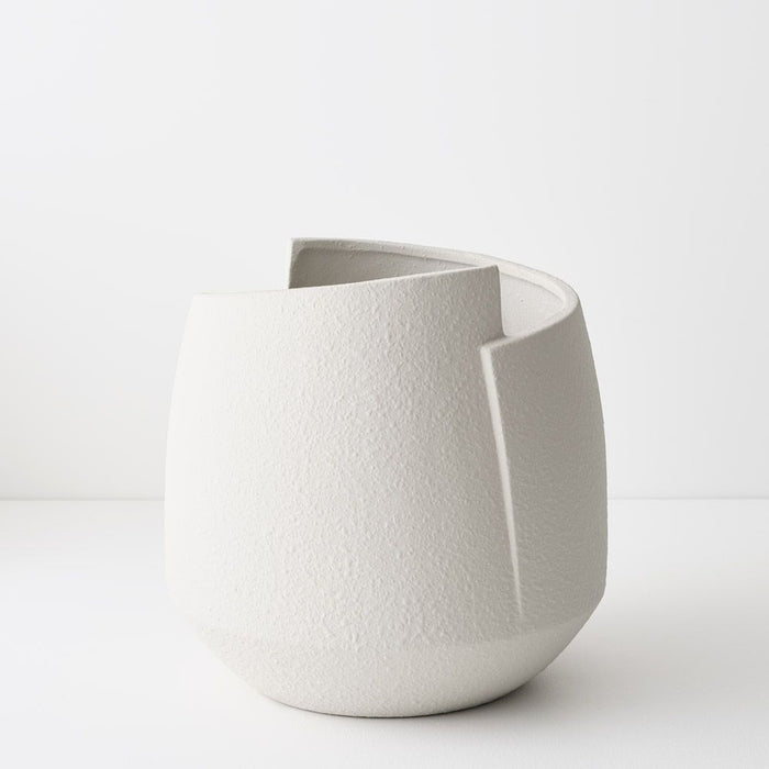 Pot Pierle Limestone 30cm