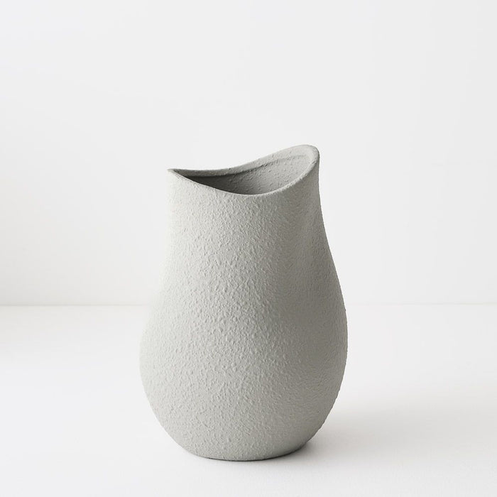 Vase Salassi Sage White 26cm Pack of 2