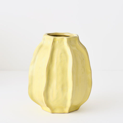Penelope Vase 23cm Lemon - Pack of 2 - FLORA DESIGNS