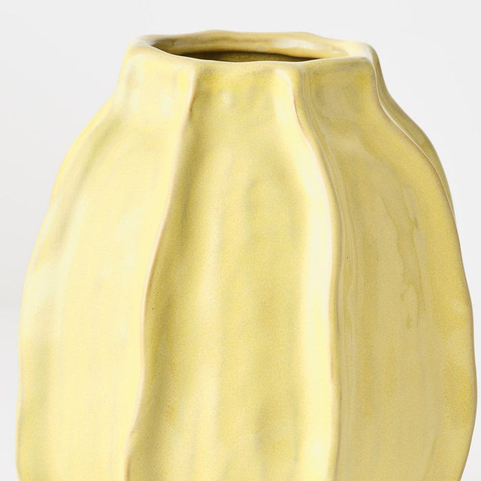 Penelope Vase 23cm Lemon - Pack of 2 - FLORA DESIGNS