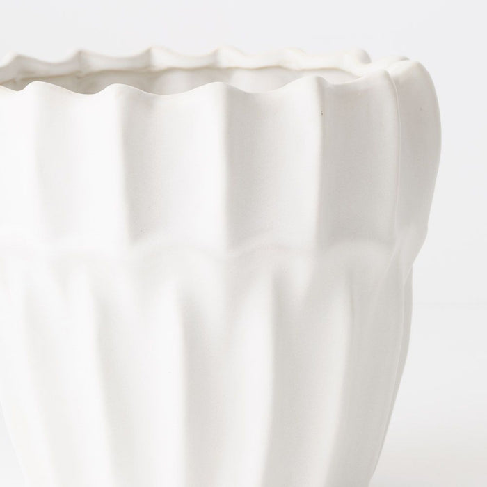 Haili Pot White 20cm x 22cm Pack of 2