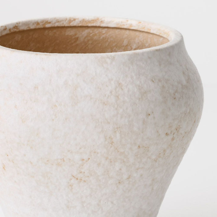 Mondo Pot Eggshell 17cm x 18cm Pack of 2