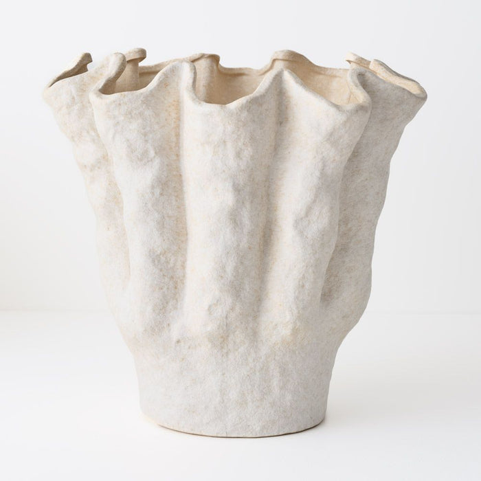 Ena Pot Eggshell 38cm