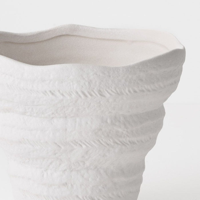 Ulrika Pot White 16cm x 20cm Pack of 2