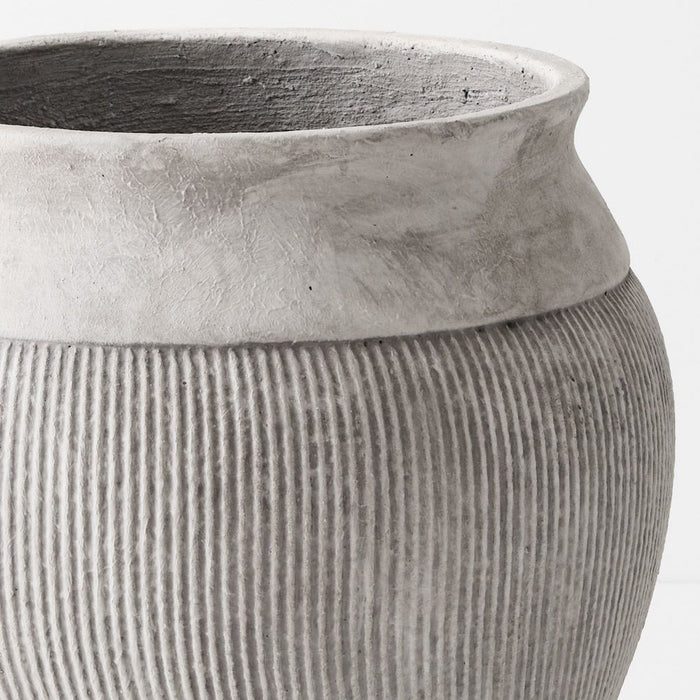 Sumati Pot Lime Wash 45cmh x 45cmd