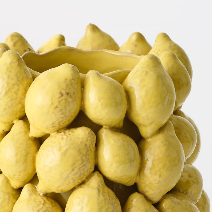 Citrico Vase Yellow 26cm x 20cm
