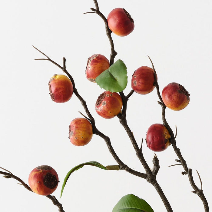 Crabapple Spray Red Orange 88cm Pack of 12