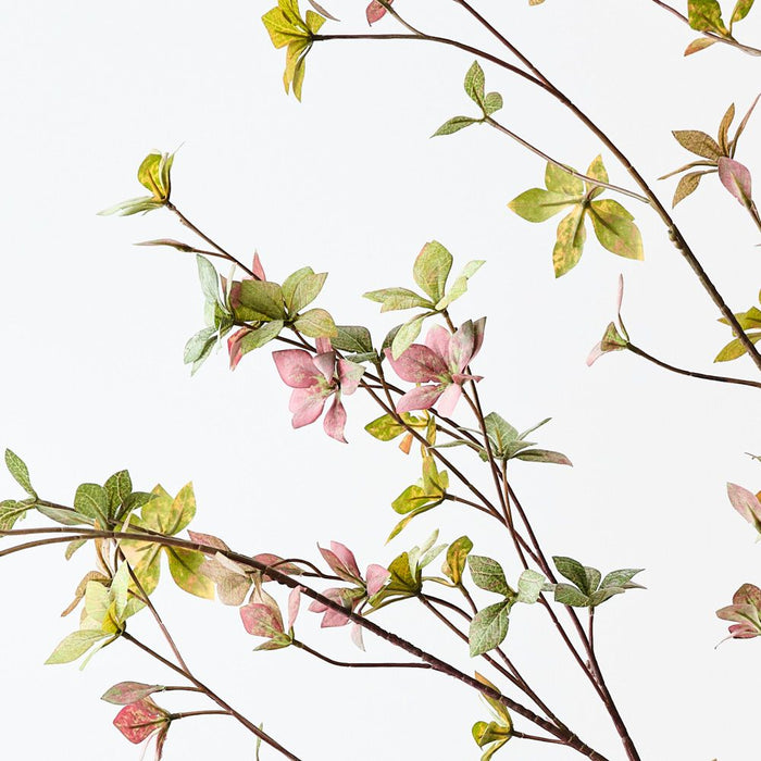 Enkianthus Leaf Spray Green Pink 178cm Pack of 2