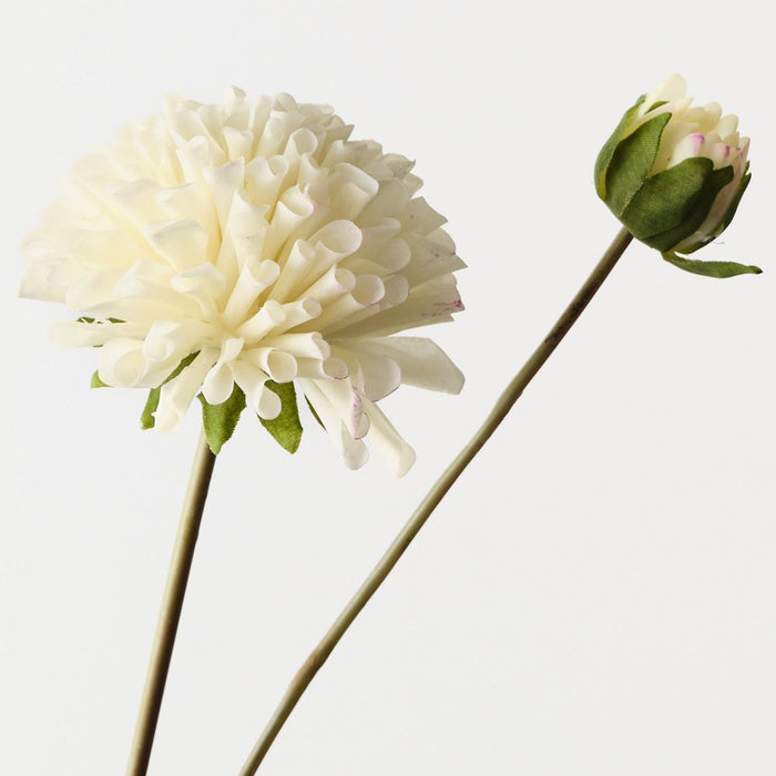 Dahlia Spray White 82cm Pack of 12
