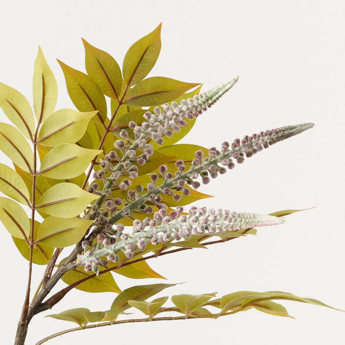 Lacquer Leaf Spray Autumn Green 106cm Pack of 12