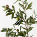 Olive Leaf Spray 96cm Green Burgundy - Pack of 12