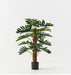 Artificial Philodendron Selloum Plant On Pole 90cm - FLORA DESIGNS
