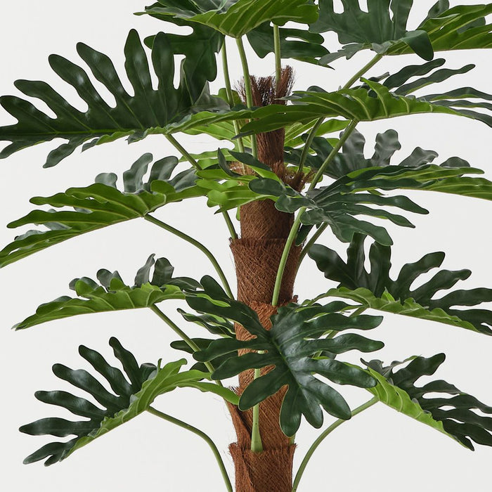 Artificial Philodendron Selloum Plant On Pole 90cm - FLORA DESIGNS