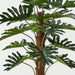 Artificial Philodendron Selloum Plant On Pole 90cm - FLORA DESIGNS