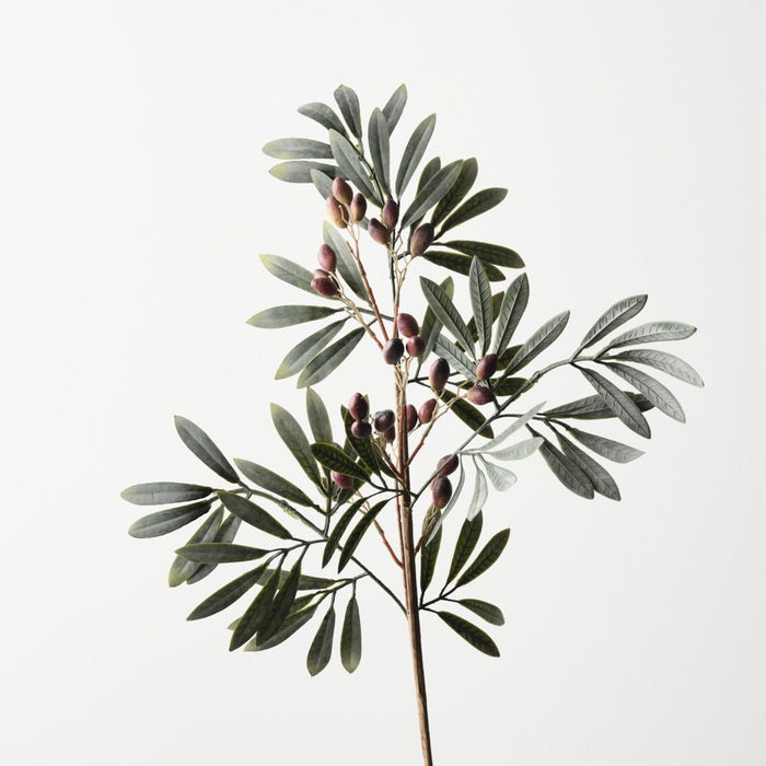 Artificial Olive Leaf Spray 77cm Burgundy Green - Pack of 12 - FLORA DESIGNS