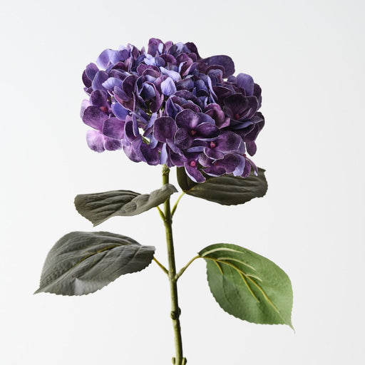 Artificial Hydrangea 66cm Purple - Pack of 12 - FLORA DESIGNS