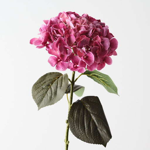 Artificial Hydrangea 66cm Fuschia - FLORA DESIGNS